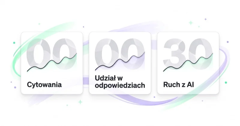 Metryki AEO: cytowania, udział w odpowiedziach, ruch z AI