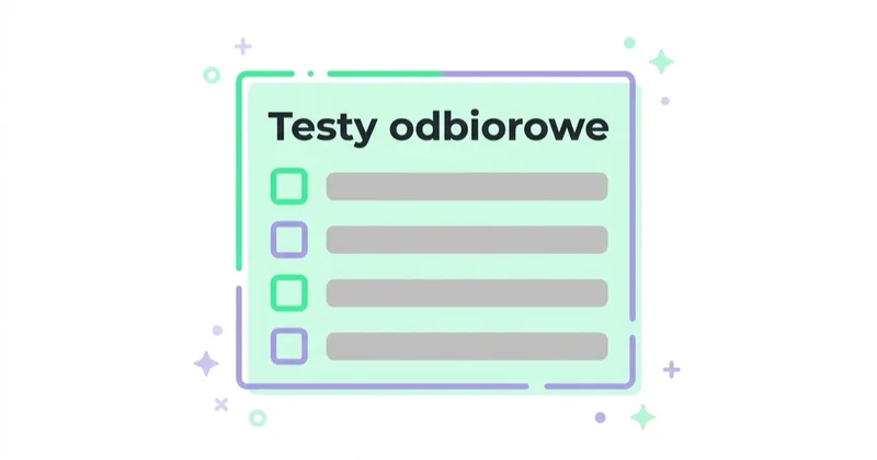 Diagram: Testy odbiorowe przed uruchomieniem — Testy odbiorowe.