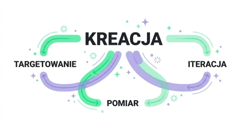 Diagram: kreacja centralna, ale część systemu.