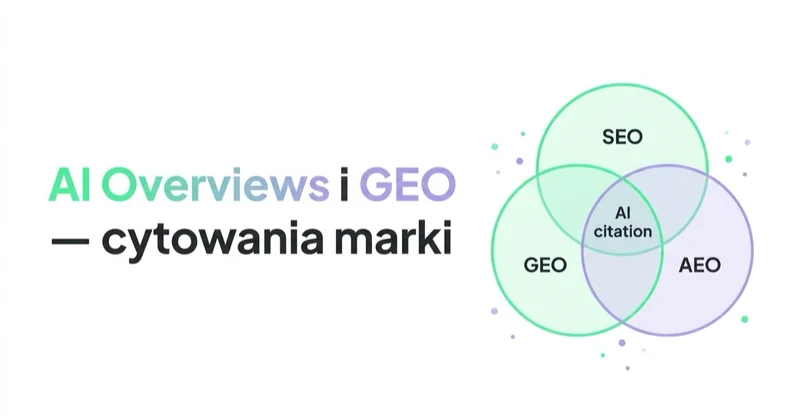 AI Overviews i GEO — jak zwiększyć szansę, że ChatGPT, Perplexity i Google AI cytują markę