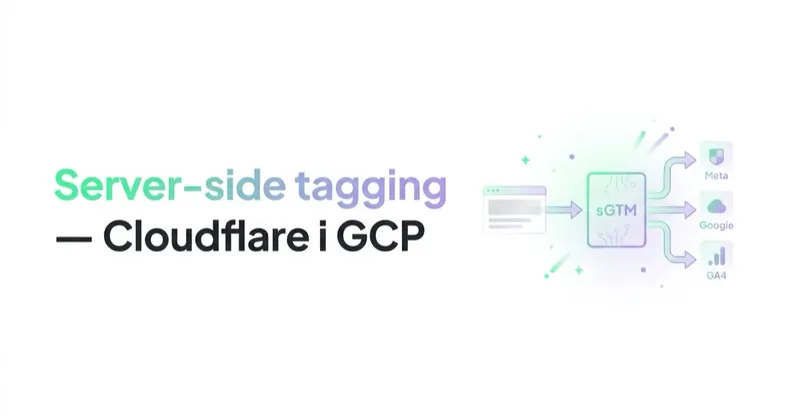 Server-side tagging (sGTM) na Cloudflare i GCP — co realnie daje w 2026 roku