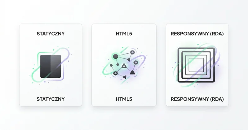 Typy banerów: statyczny, HTML5, responsywny (RDA)