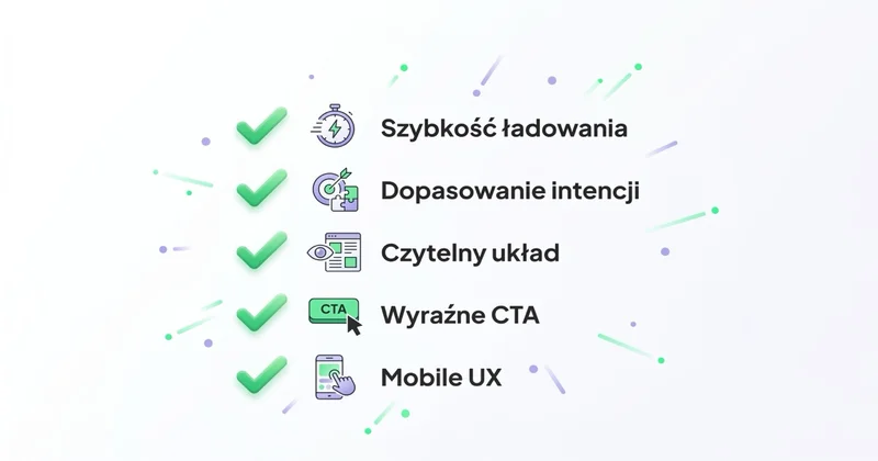 Optymalizacja bounce rate: szybkość, intencja, układ, CTA, mobile