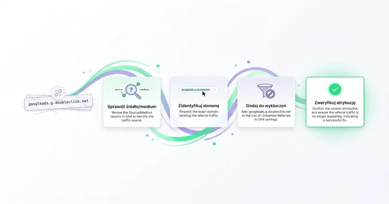 Diagnoza odesłań g.doubleclick.net w GA4 krok po kroku