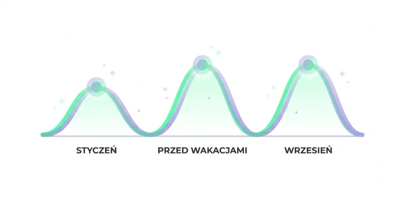 Popyt na fitness ma trzy sezonowe szczyty: styczeń, okres przed wakacjami i wrzesień.