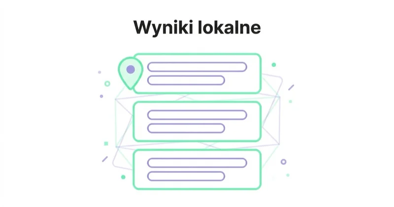 Diagram: SEO gabinetu psychologicznego i psychoterapeutycznego — Wyniki lokalne.