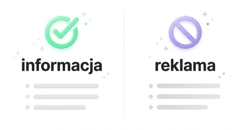 Granica w marketingu medycznym: dozwolona informacja kontra zakazana reklama.