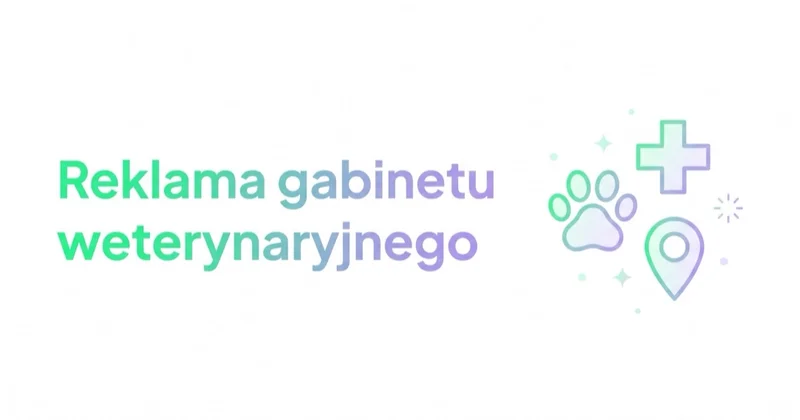 Reklama gabinetu weterynaryjnego