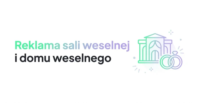 Reklama sali weselnej i domu weselnego