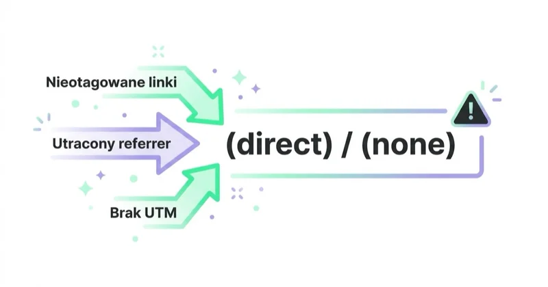 Diagram: dlaczego rośnie (direct)/(none).