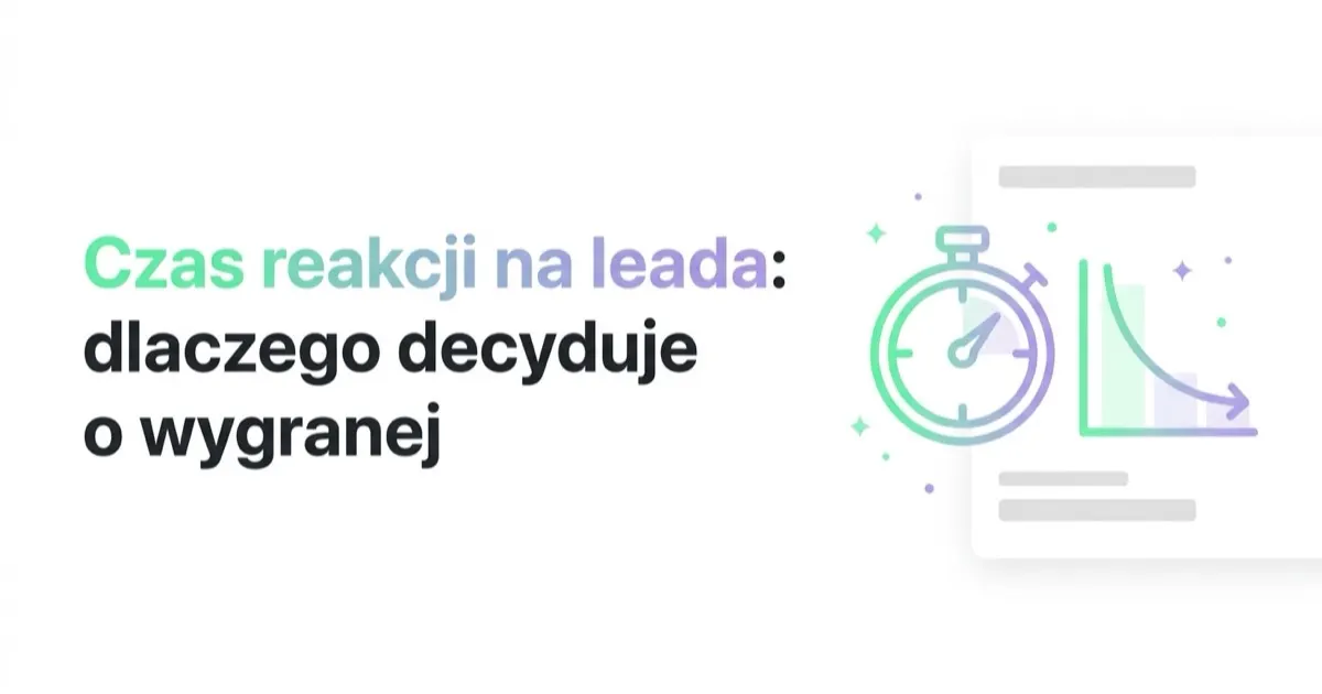 Czas reakcji na leada: dlaczego decyduje o wygranej