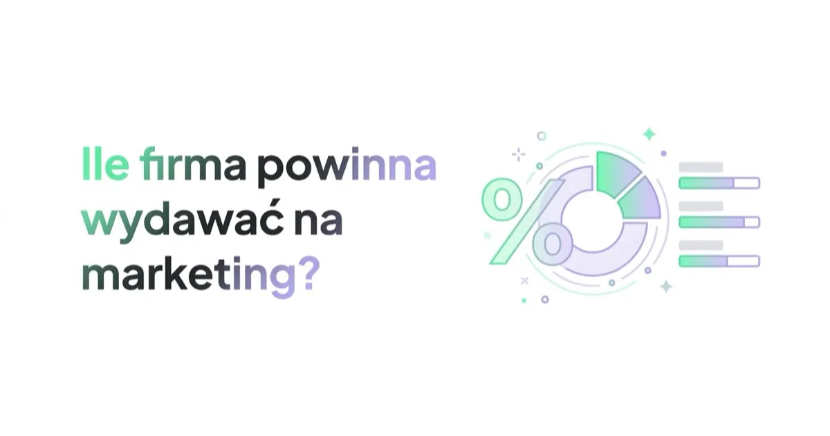 Ile firma powinna wydawać na marketing? Budżet jako % przychodu — benchmarki