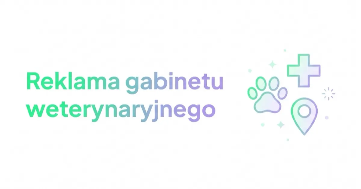 Reklama gabinetu weterynaryjnego