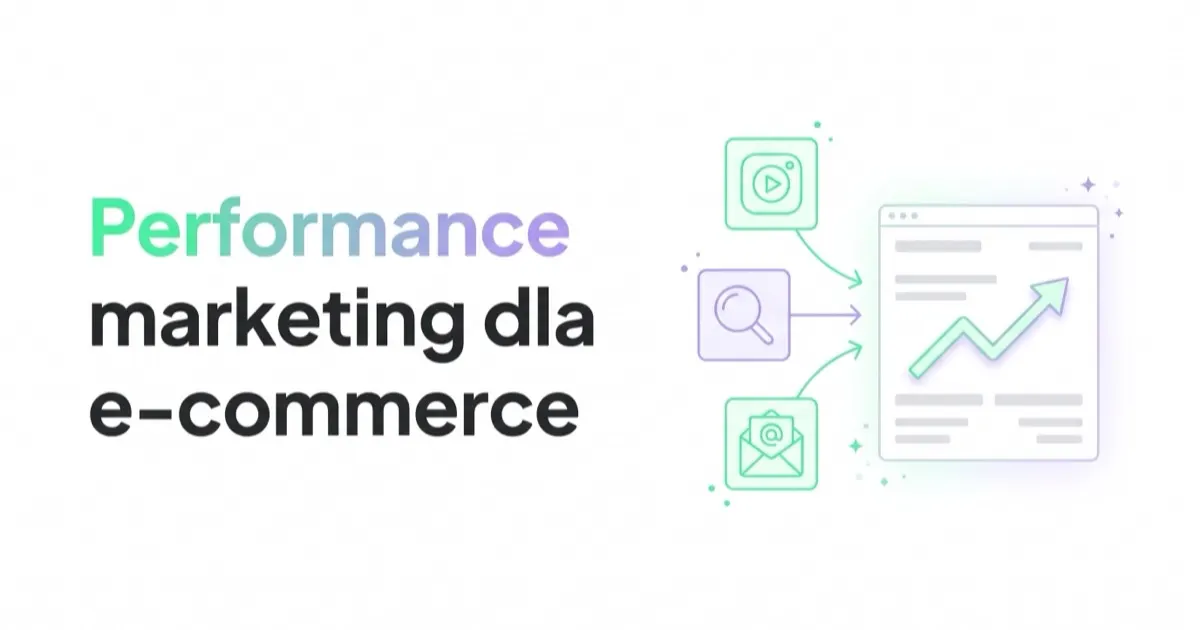 Performance marketing dla e-commerce: Google, Meta i TikTok jako jeden system