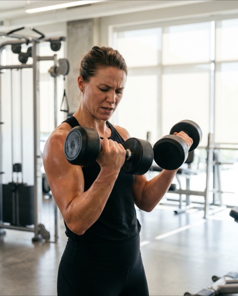 Kreacja reklamowa Fitness, suplementy i zdrowie — wariant 1